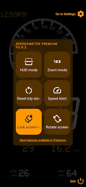 GPS Speedometer Premium Android app screenshot 2